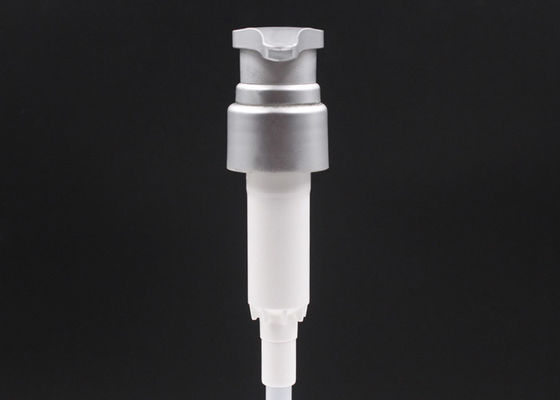 Zilveren Fles 33mm Plastic Lotionpomp