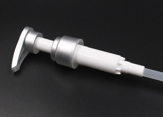 Zilveren Fles 33mm Plastic Lotionpomp