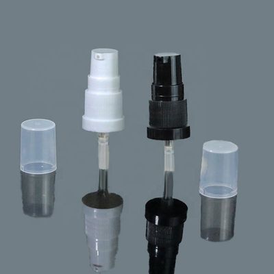 pomp van 18mm 18/410 de Zwarte Plastic de Lotionnevel van de Fabrieksprijs met Duidelijk GLB