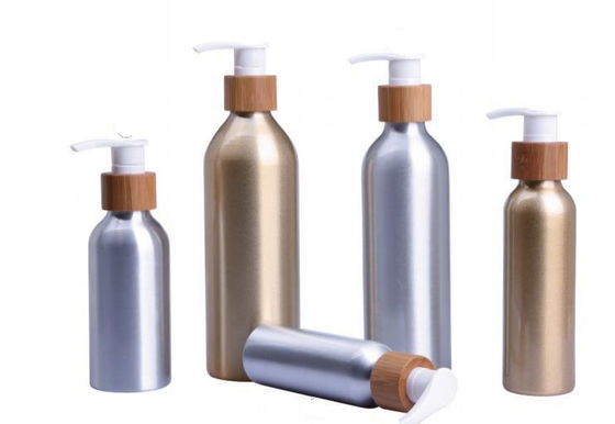 80 120 250 300ml-van de het Bamboelotion van de Aluminium Kosmetische Fles de Pompcontainers