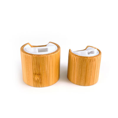 sluitingen van 20/410 de natuurlijke hoogste GLB het bamboe houten fles van de bamboe verpakkende schijf
