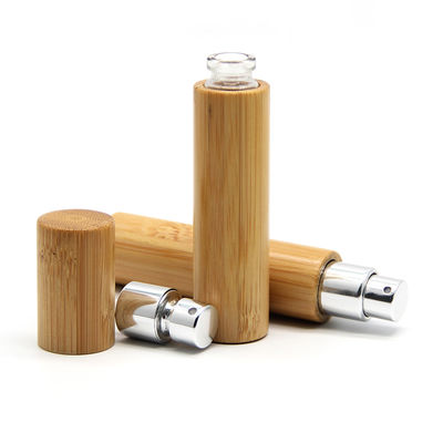 Van het de Beuk het Houten Deksel van de fabrieksverkoop van het ParfumKroonkurk Lege Glas met Spuitbuspomp