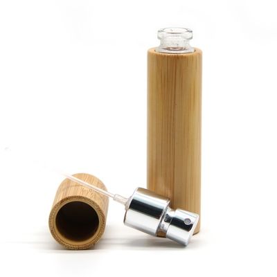 Van het de Beuk het Houten Deksel van de fabrieksverkoop van het ParfumKroonkurk Lege Glas met Spuitbuspomp