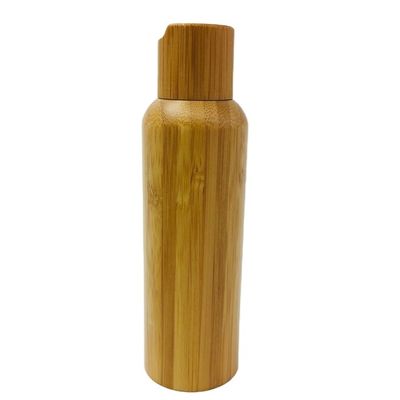 50ml berijpte Glasfles met Bamboeglb Kosmetische Container Dia 37mm* H95mmn