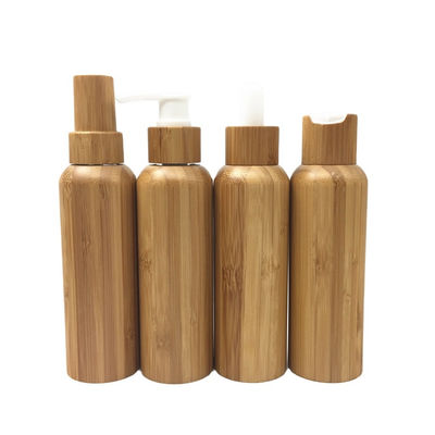 Lege van het Bamboe Kosmetische Containers van de Lotionpomp de Lotionflessen Binnen Plastic 120ml