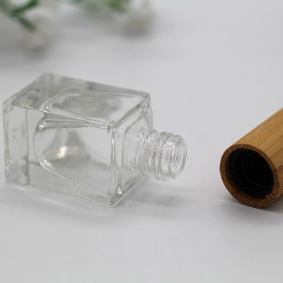 het vierkante Bamboe GLB van de Nagellakfles maakt omhoog tot Kosmetische Glasfles Lege Fles