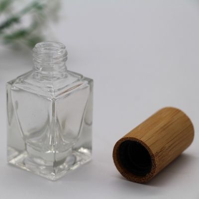 het vierkante Bamboe GLB van de Nagellakfles maakt omhoog tot Kosmetische Glasfles Lege Fles