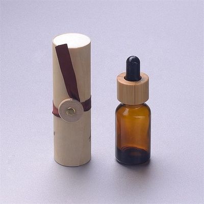 18/410 Lege Fles van de Glasetherische olie met de Persoonlijke verzorging van het Bamboedruppelbuisje GLB