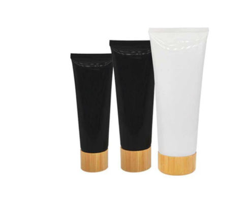 Van de de Shampoofles van het Skincare de Plastic HUISDIER van de de Lotionpomp Pomp van de het Bamboelotion Witte Zwarte