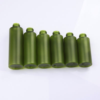 Het bamboe van Eco vriendschappelijke skincare kosmetische verpakking met groene HUISDIERENfles