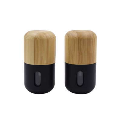 Kosmetische van het de Flessenbamboe GLB van de Lotion Zwarte Plastic 30ml Stichting het Huisdierenfles