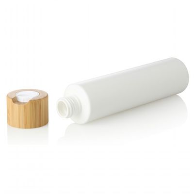 300ml de witte van het de Roomgebruik van de Huisdieren Plastic Kosmetische Lotion Lege Fles met Bamboe GLB