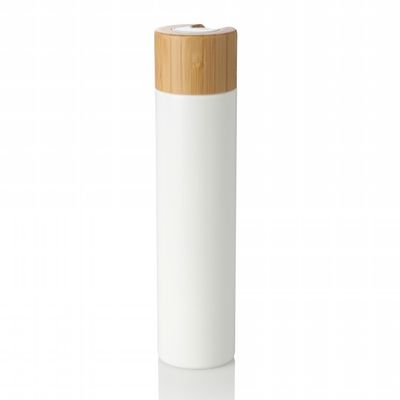300ml de witte van het de Roomgebruik van de Huisdieren Plastic Kosmetische Lotion Lege Fles met Bamboe GLB