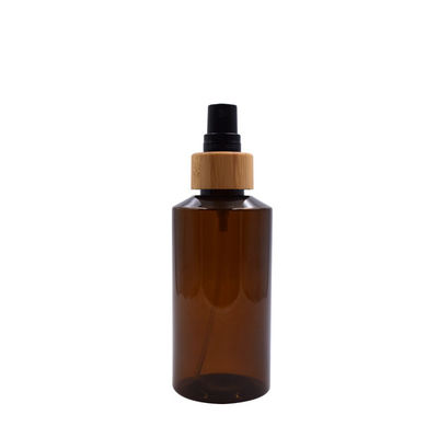 200ml biologisch afbreekbare amber plastic verpakkende de nevelfles van de watermist met bamboe