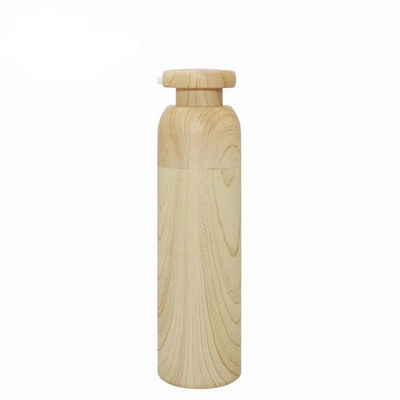 Van het de flessenbamboe van de nieuw product de plastic kosmetische pomp fles zonder lucht 15ml 30ml 40ml