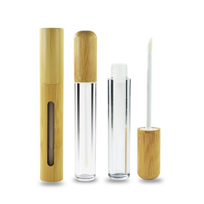 De lege lip van het eco vriendschappelijke 6ml bamboe polijst lippenstiftbuis voor kosmetische Container