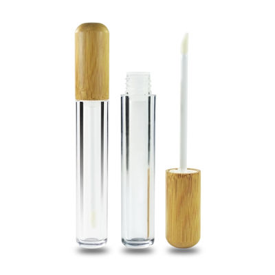 De lege lip van het eco vriendschappelijke 6ml bamboe polijst lippenstiftbuis voor kosmetische Container