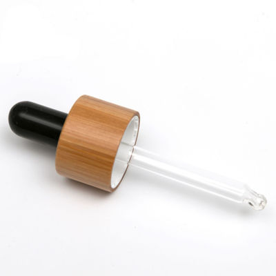 Het in het groot 18mm deksel GLB van het bamboedruppelbuisje voor het Druppelbuisje GLB van de etherische oliefles