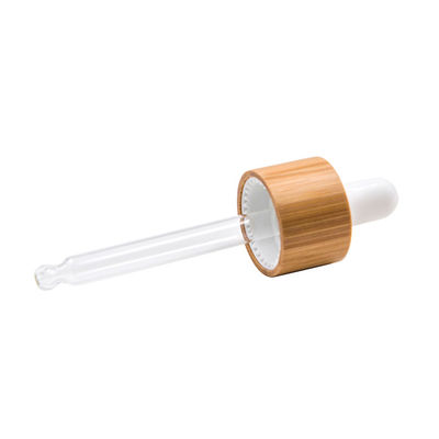 18mm van het druppelbuisjeglb eco van de glasfles flessen van de het bamboeetherische olie de vriendschappelijke houten