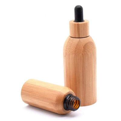 22/400 Fles van de Glasetherische olie met de Flessen Vloeibare fles van de Bamboetint