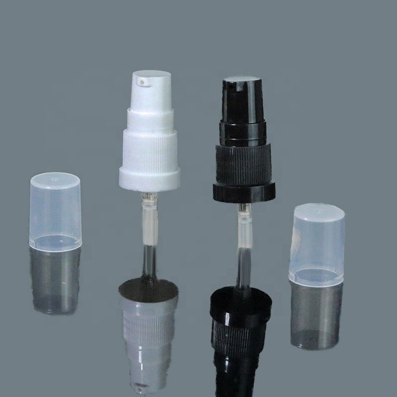 pomp van 18mm 18/410 de Zwarte Plastic de Lotionnevel van de Fabrieksprijs met Duidelijk GLB