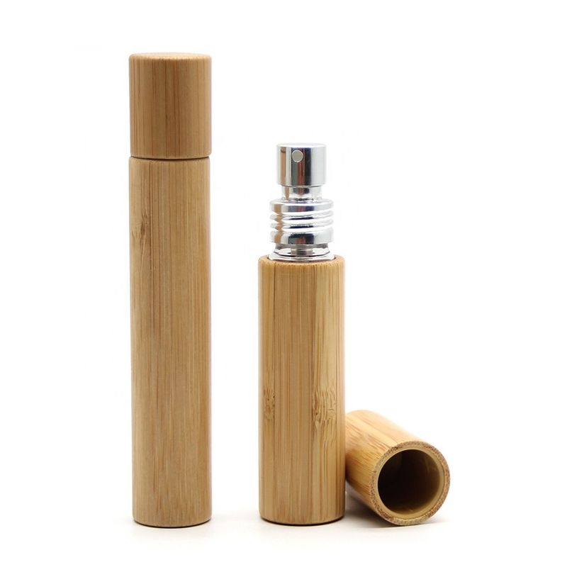 Van het de Beuk het Houten Deksel van de fabrieksverkoop van het ParfumKroonkurk Lege Glas met Spuitbuspomp
